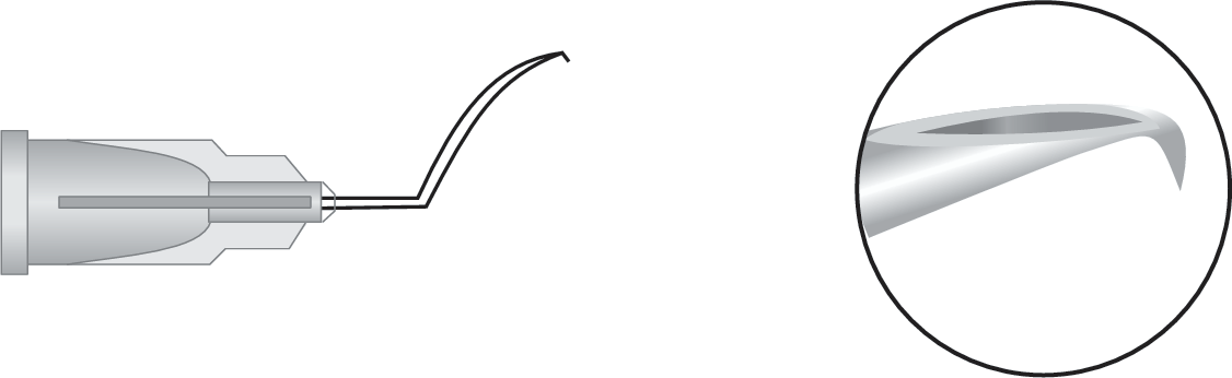Cystotome Formed Short Tip